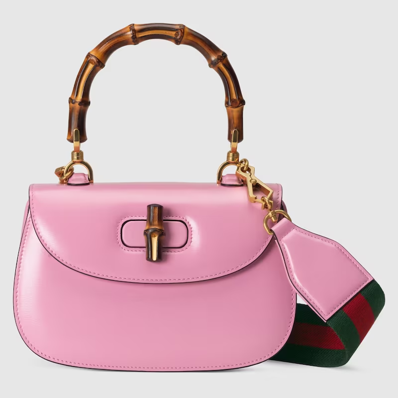 GUCCI BAMBOO 1947 SMALL TOP HANDLE BAG